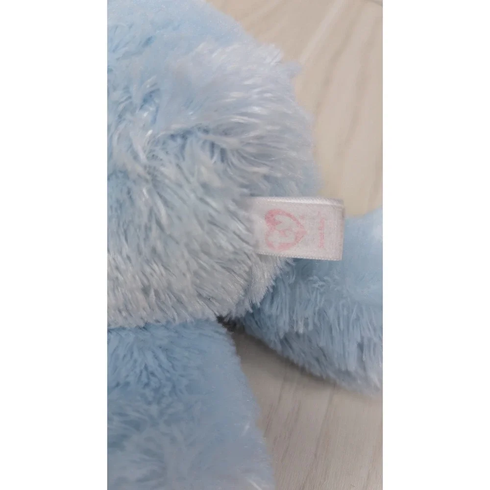 Ty Classic Sweet Baby My First Teddy Bear Blue Plush Ribbon Bow READ